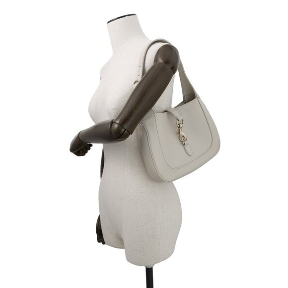 GUCCI Jackie Size Small Leather White 782849 - Picture 3 of 16